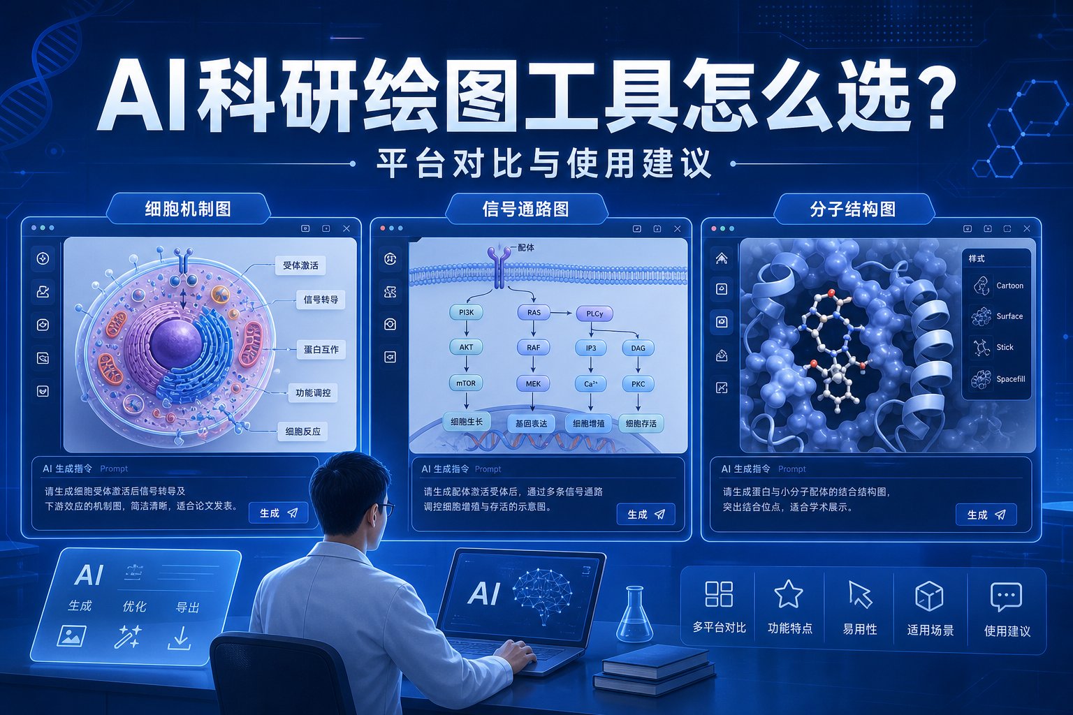 AI科研绘图工具怎么选？平台对比与使用建议